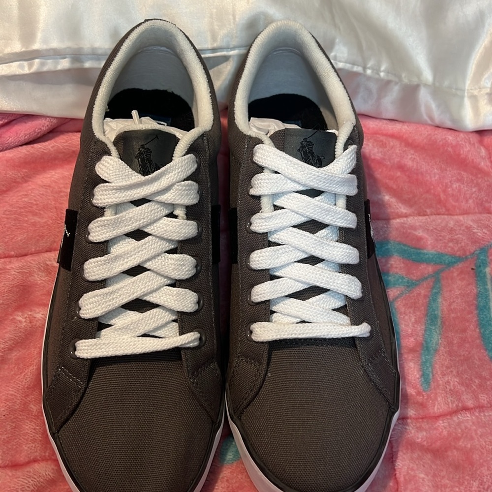 SALE 🔥🔥🔥Vintage Polo Ralph Lauren Giles Deck Shoes Gray. Size: 9.5 - Picture 3 of 11